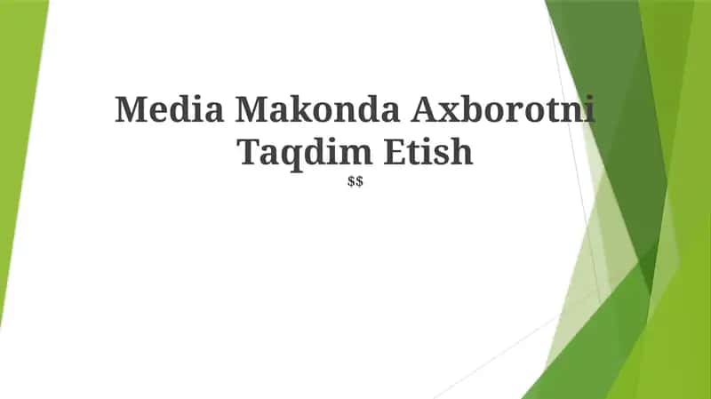 Media Makonda Axborotni Taqdim Etish 1