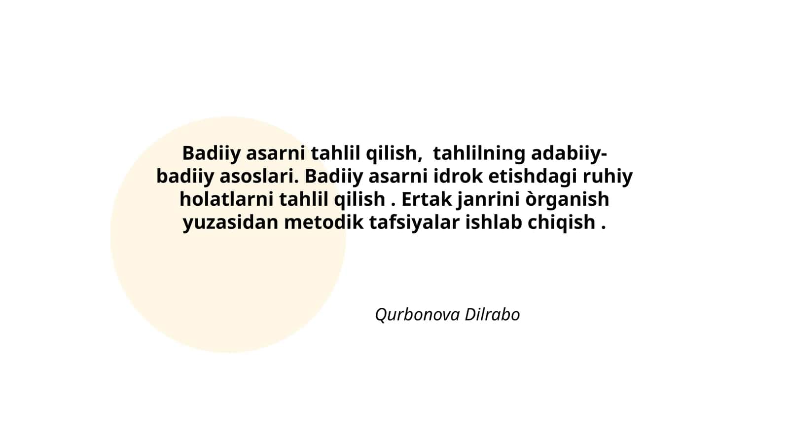 Qurbonova Dilrabo 1
