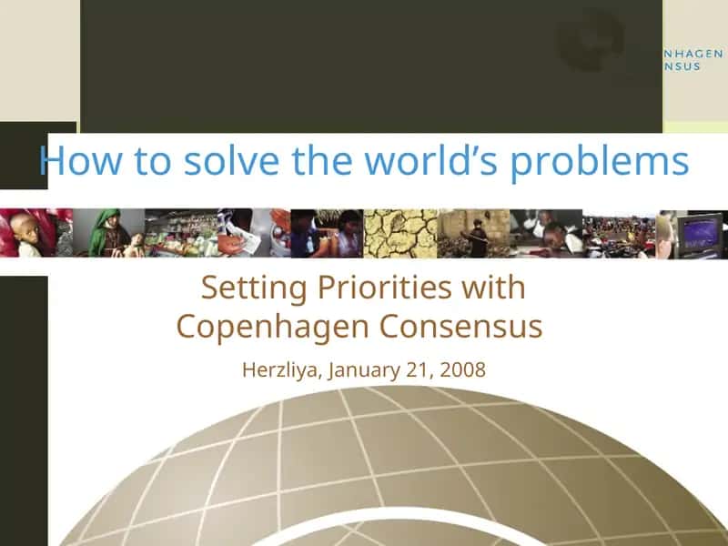 Copenhagen Consensus 1