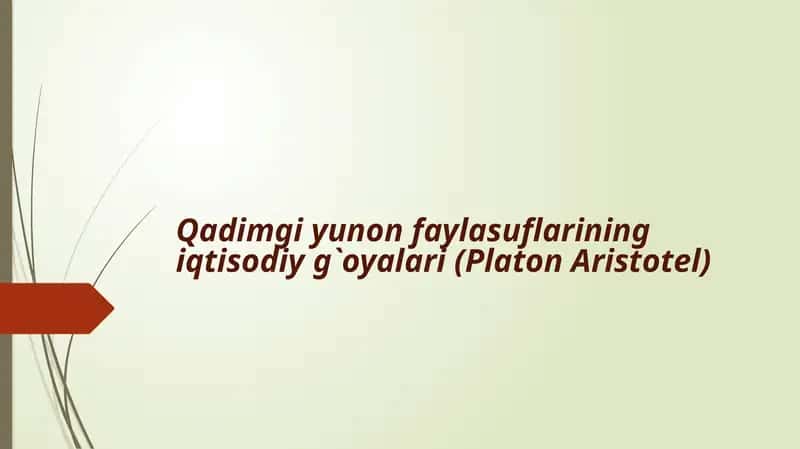 Taqdimot, Slayd 1