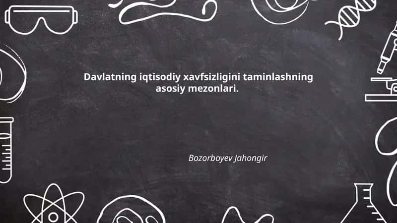 Iqtisodiy barqarorlik 1