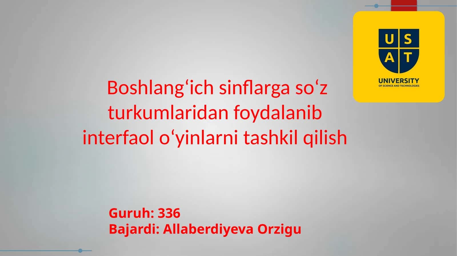 Boshlang‘ichsinflargaso‘zturkumlaridanfoydalanibinterfaolo‘yinlarnitashkilqilish 1