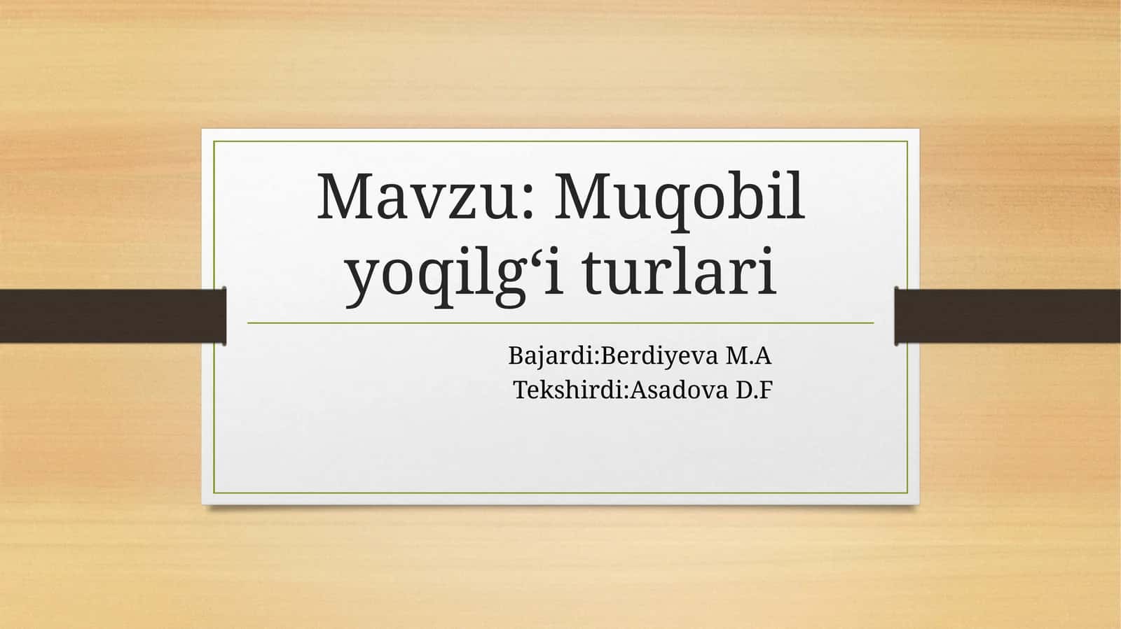 Muqobilyoqilgʻiturlari 1