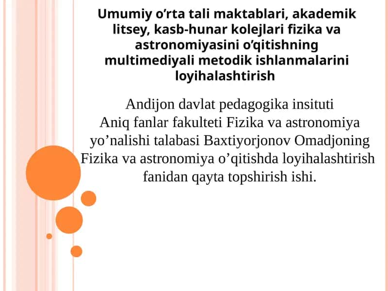 Fizika va astronomiya 1