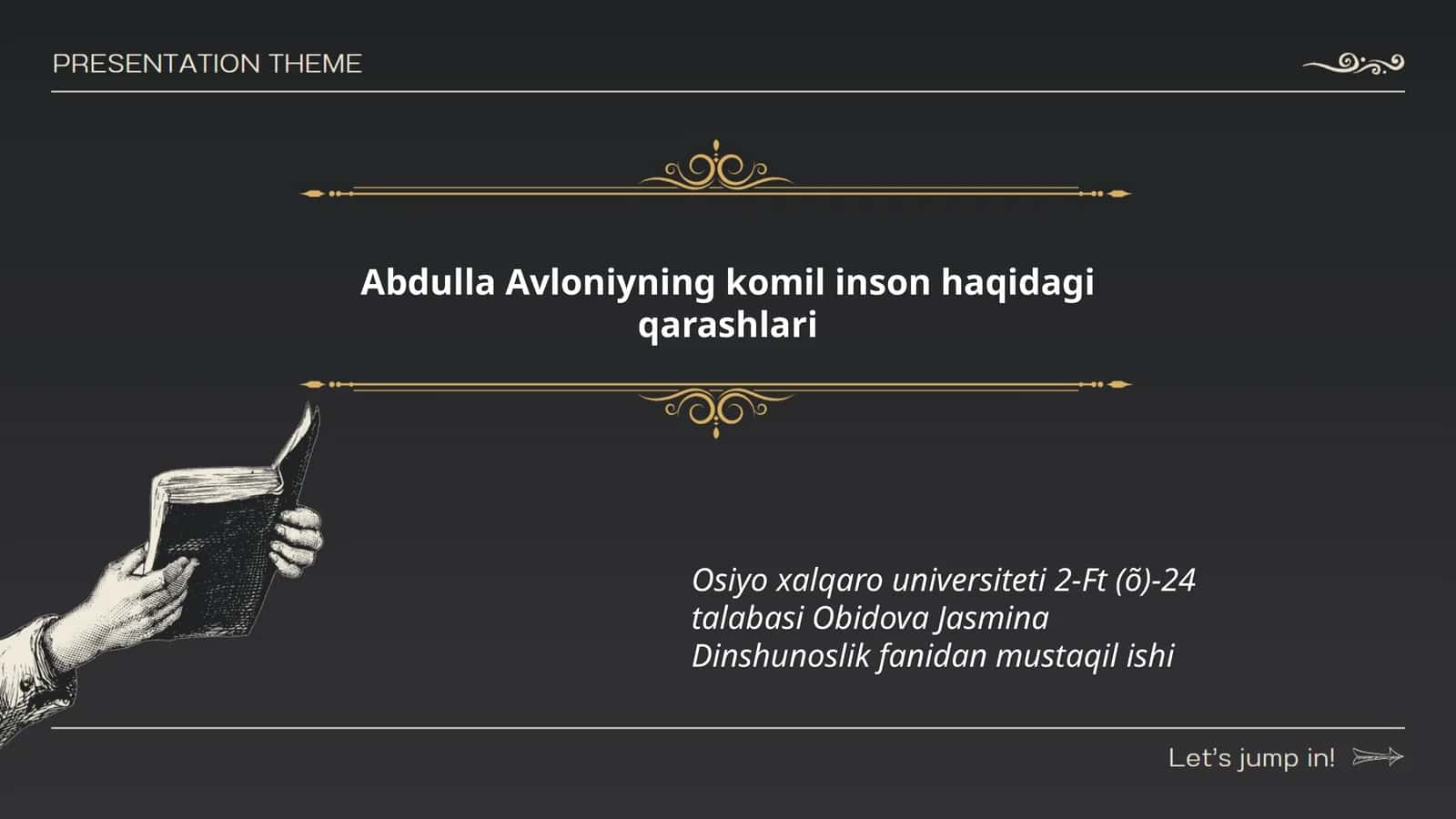 Komil inson haqidagi qarashlari 1