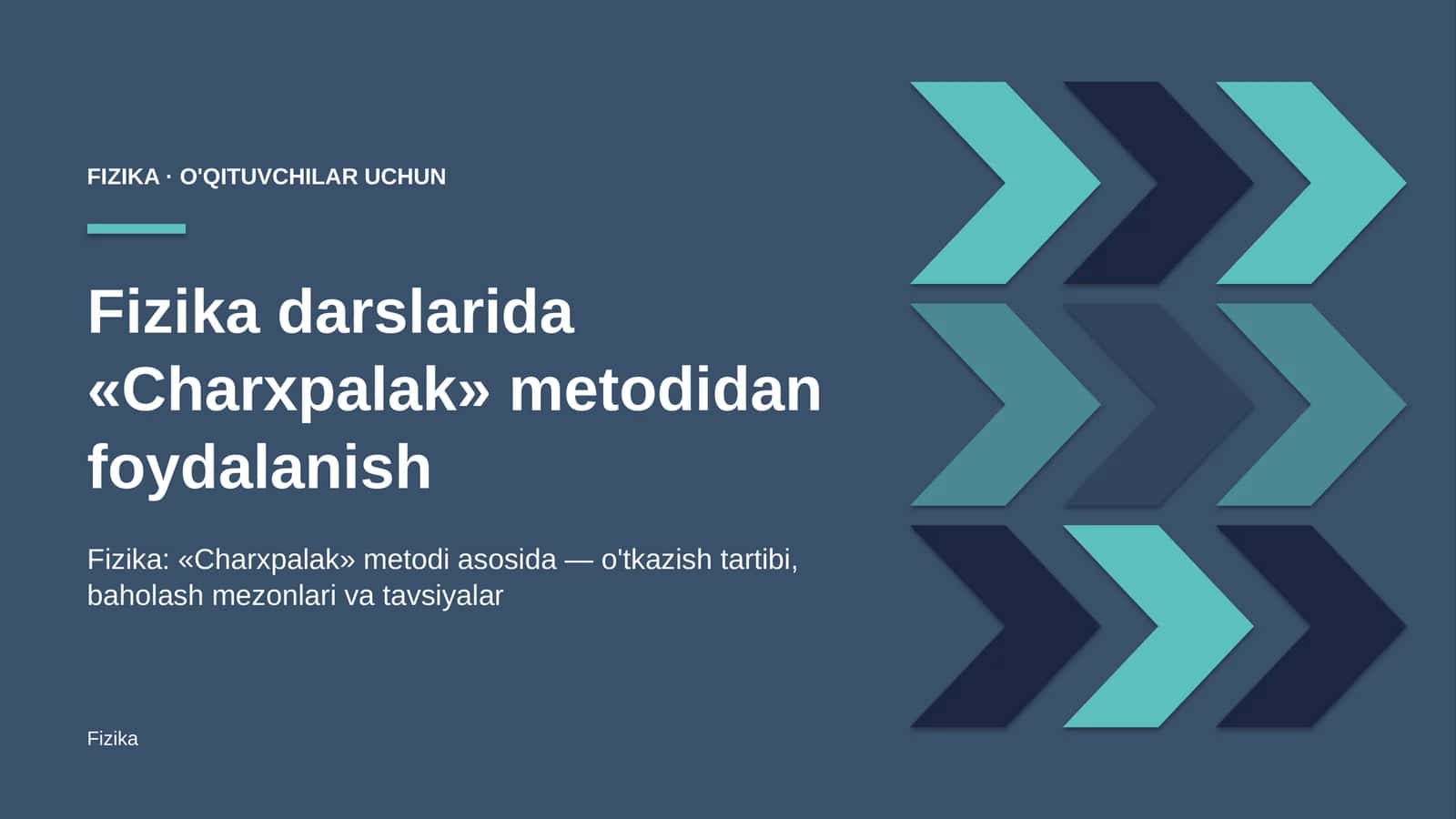fizika darslarida charxpalak metodidan foydalanish 3093 1