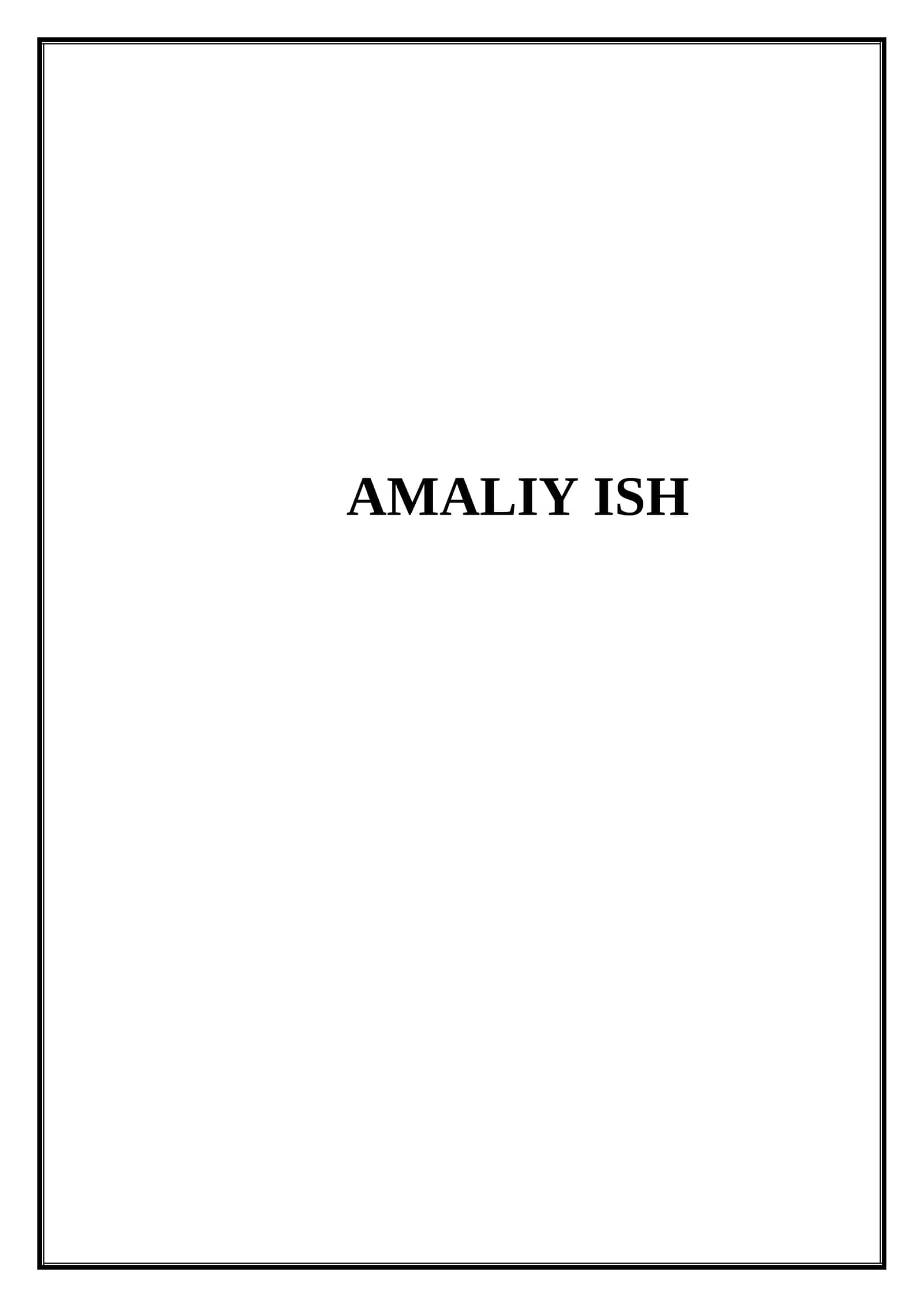 Shapley qiymati yordamida koalitsiya tuzish va foyda taqsimotini aniqlash. Auksion mexanizmlarini taqqoslash: Vicrey va Dutch auksion simmuliyatsiyasi. Agentlarning narx berish strategiyalarini yaratish va natijalarni tahlil qilish , Alternating Offers protokoli asosida muzokara modeli yaratish. 1