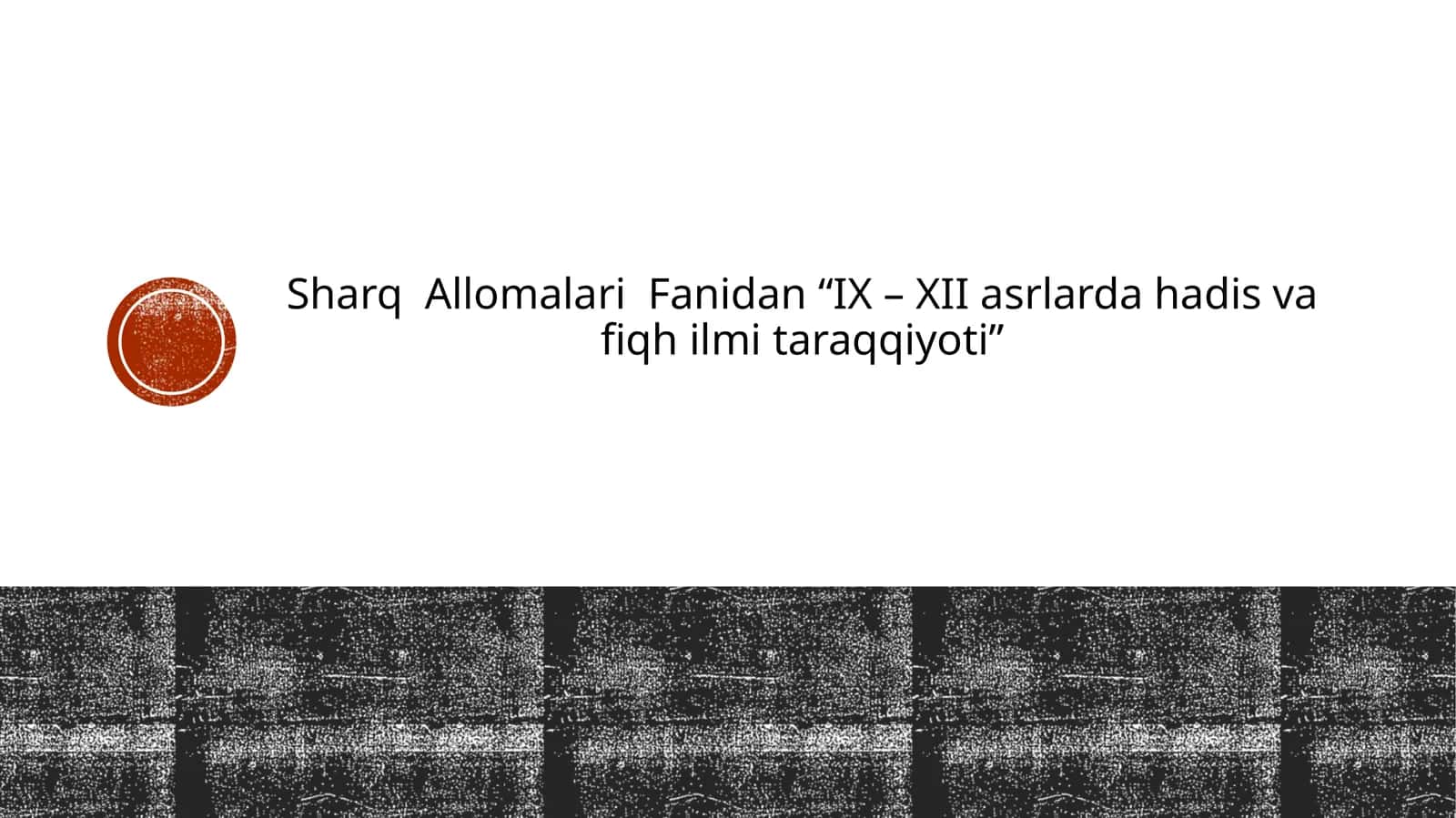 Norbo'tabiy madrasasi 1