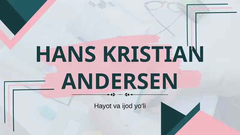 HANS KRISTIAN ANDERSEN 1
