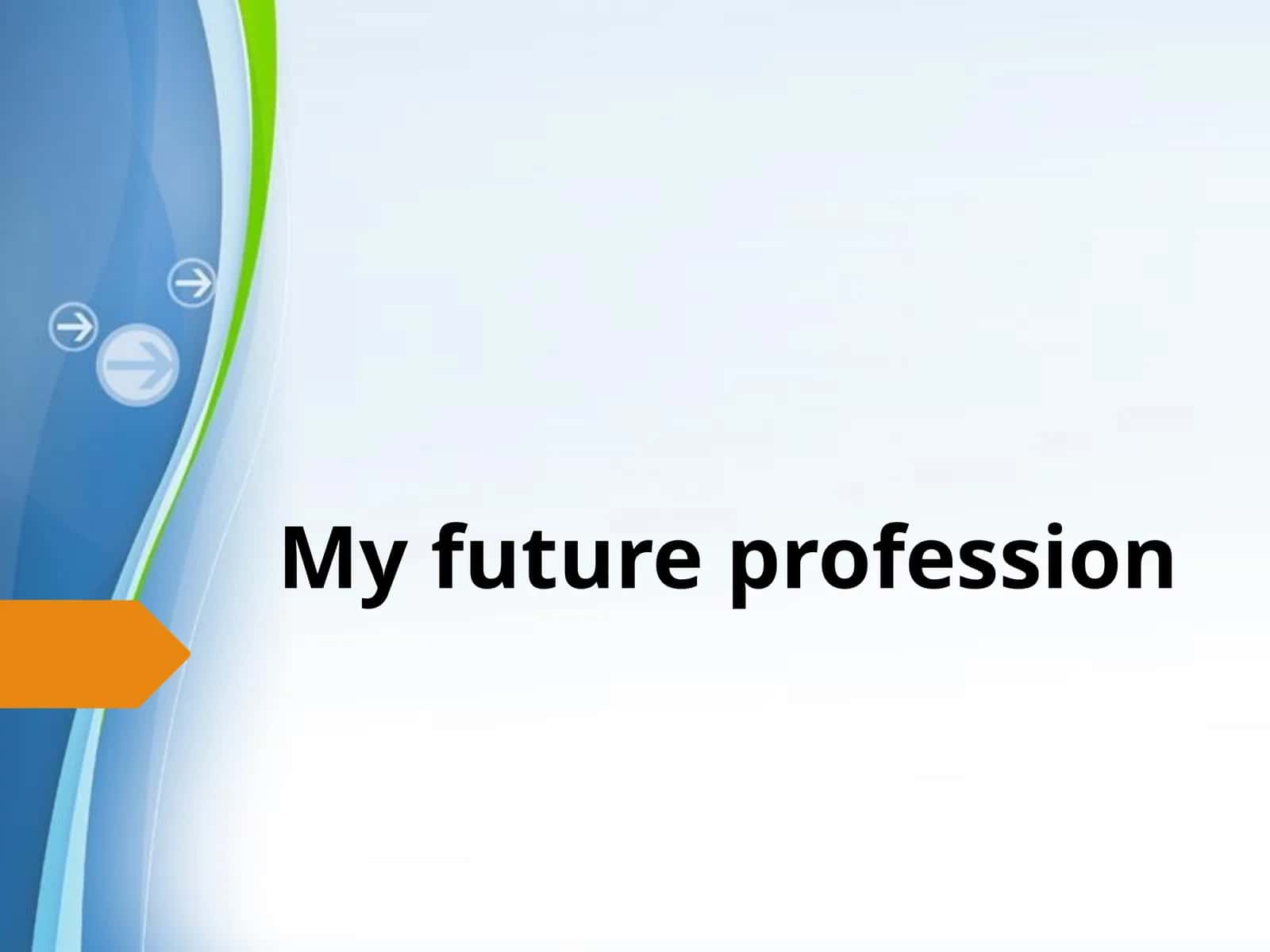 My future profession 1