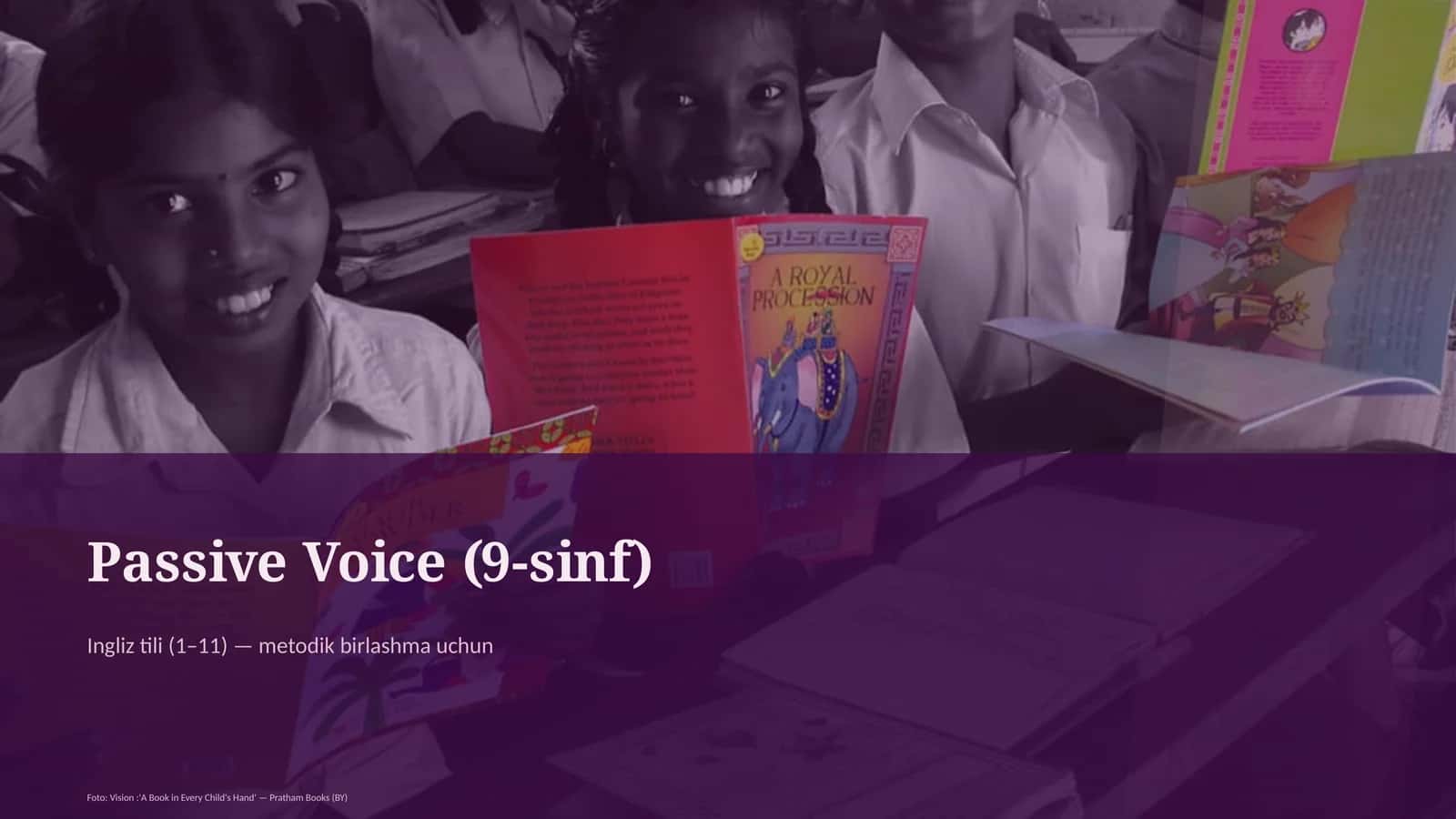 Passive Voice (9-sinf) 1