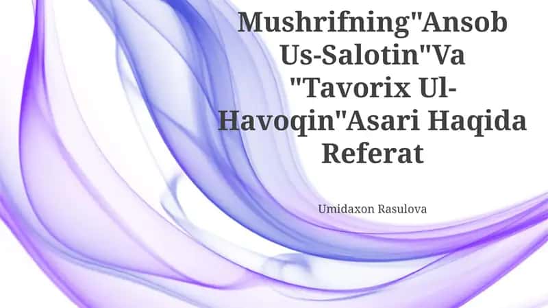 Ansob Us-Salotin 1