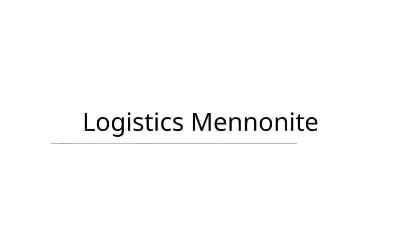 Logistika Menonitlar 1