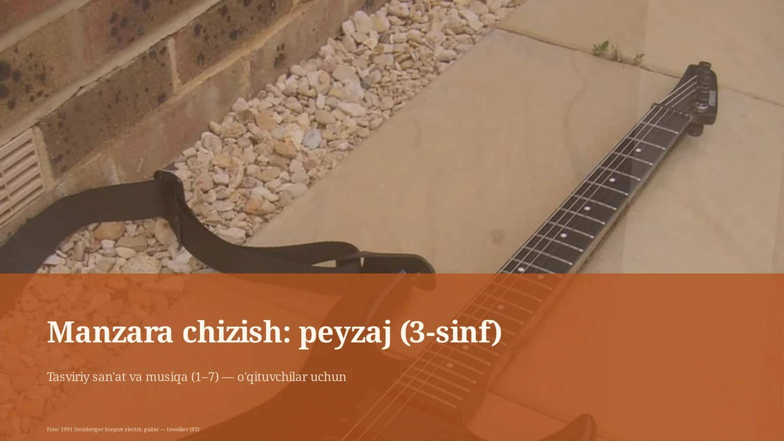 Manzara chizish: peyzaj (3-sinf) 1