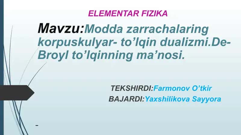 ELEMENTAR FIZIKA 1