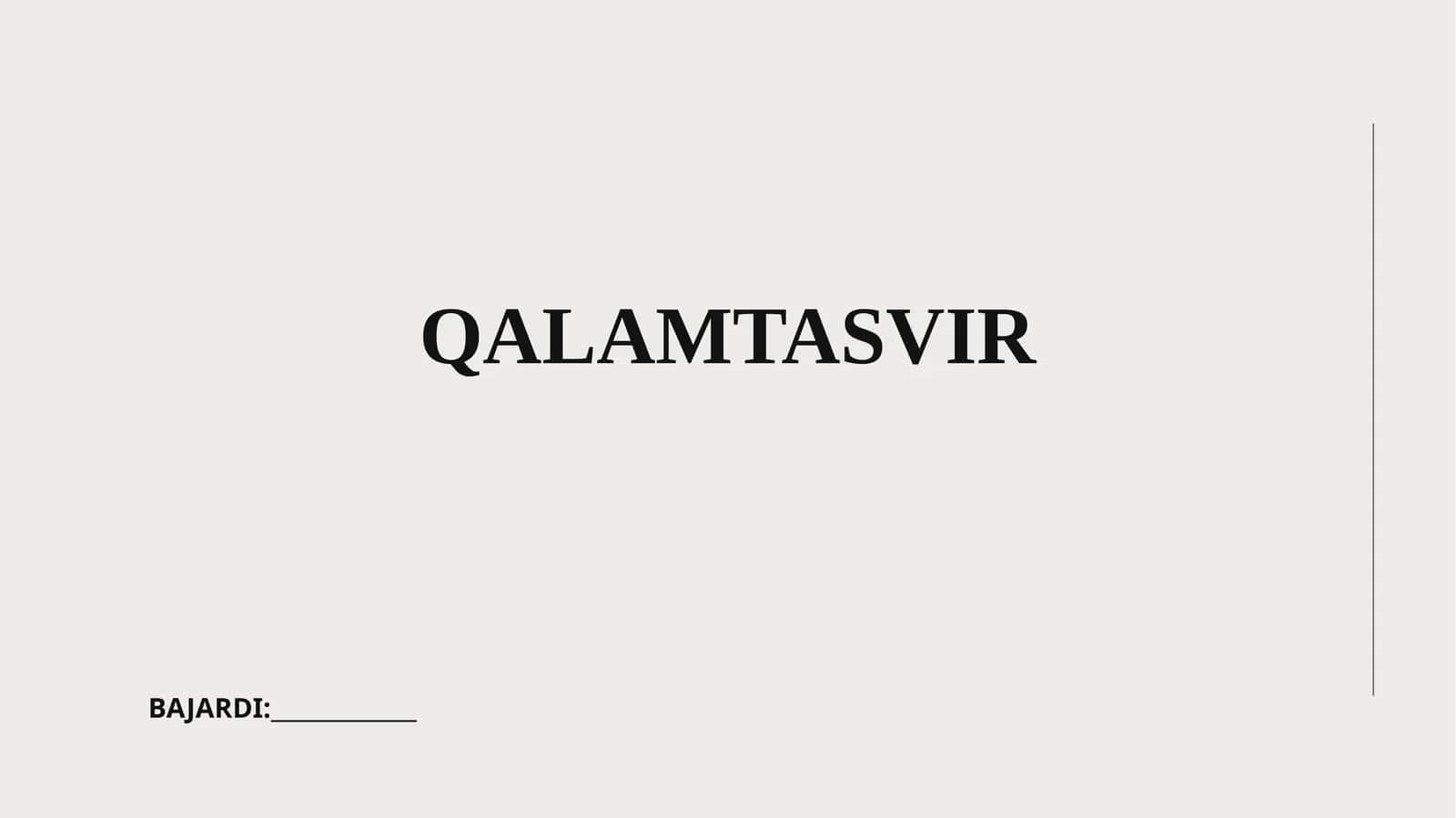 QALAMTASVIR 1