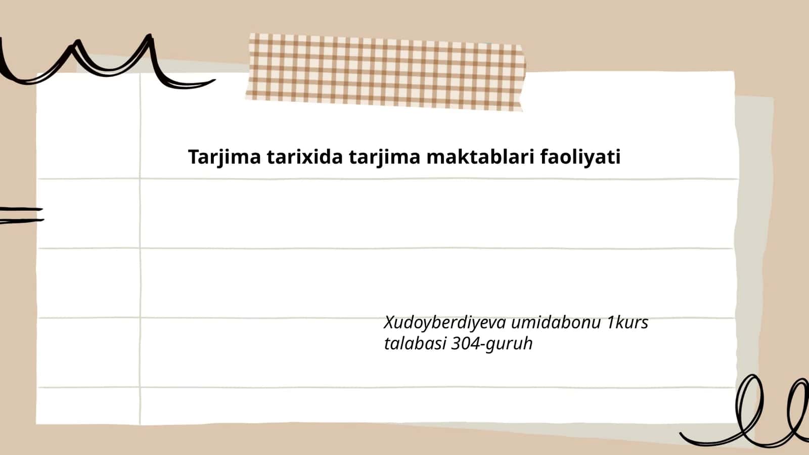 Tarjima maktablarining tarixi 1