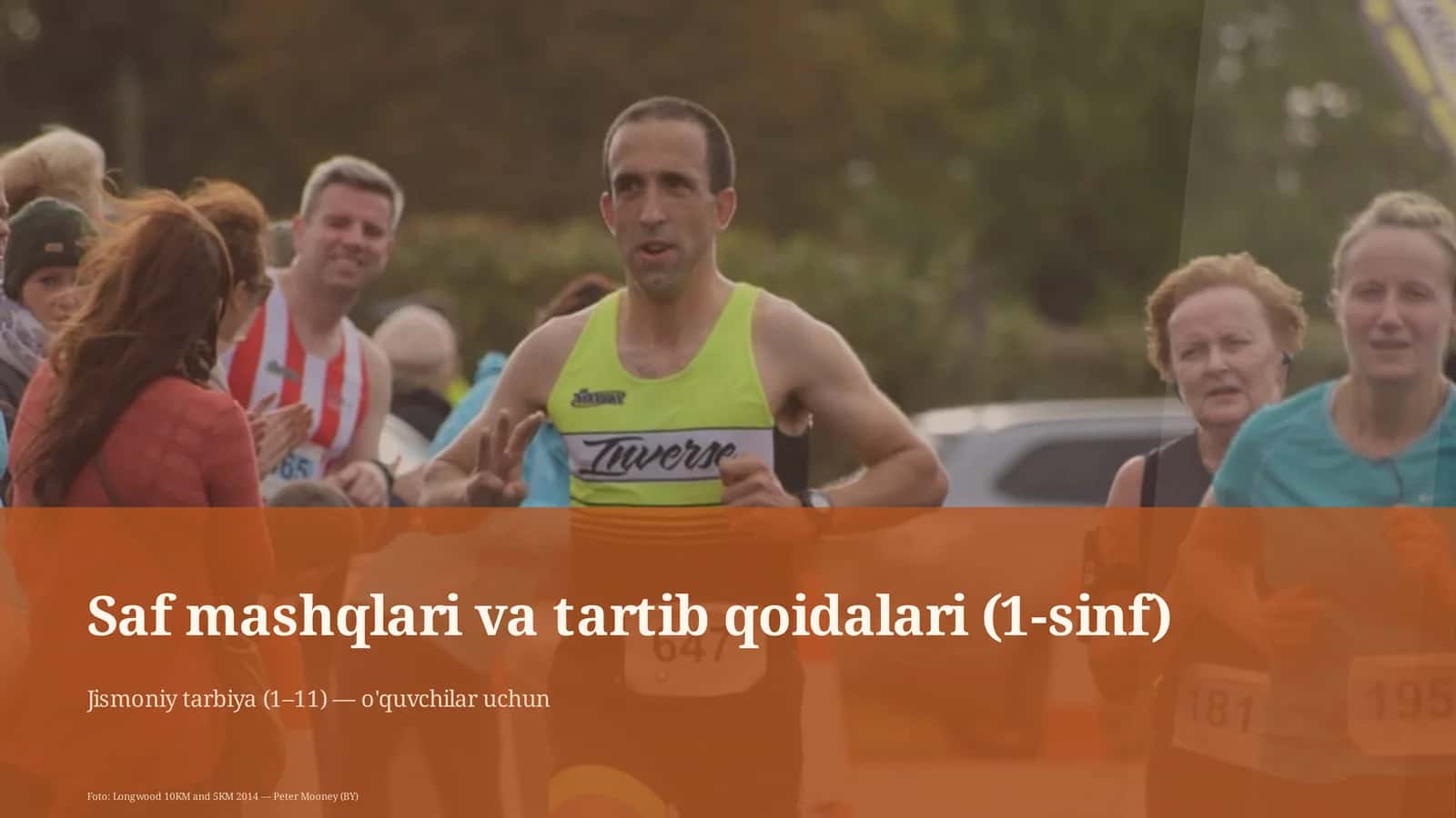 Saf mashqlari va tartib qoidalari (1-sinf) 1