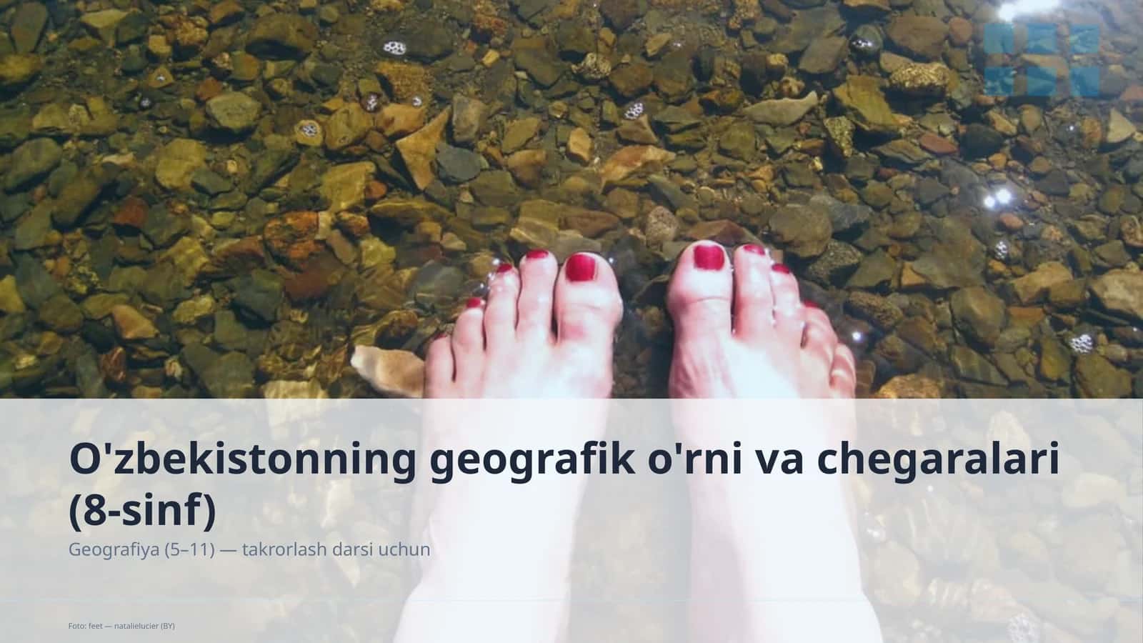 O'zbekistonning geografik o'rni va chegaralari (8-sinf) 1