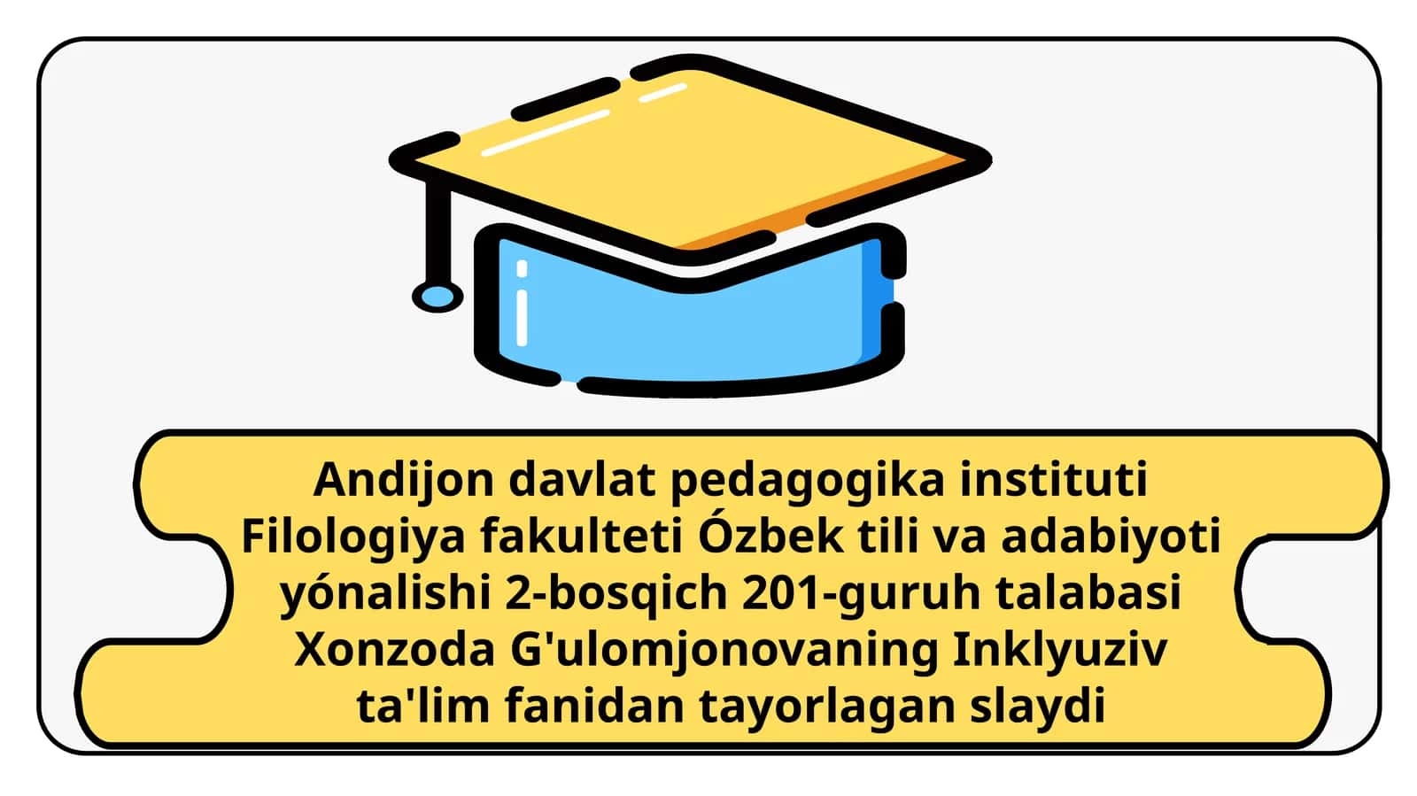 Inklyuziv ta'limning e'tirofi 1