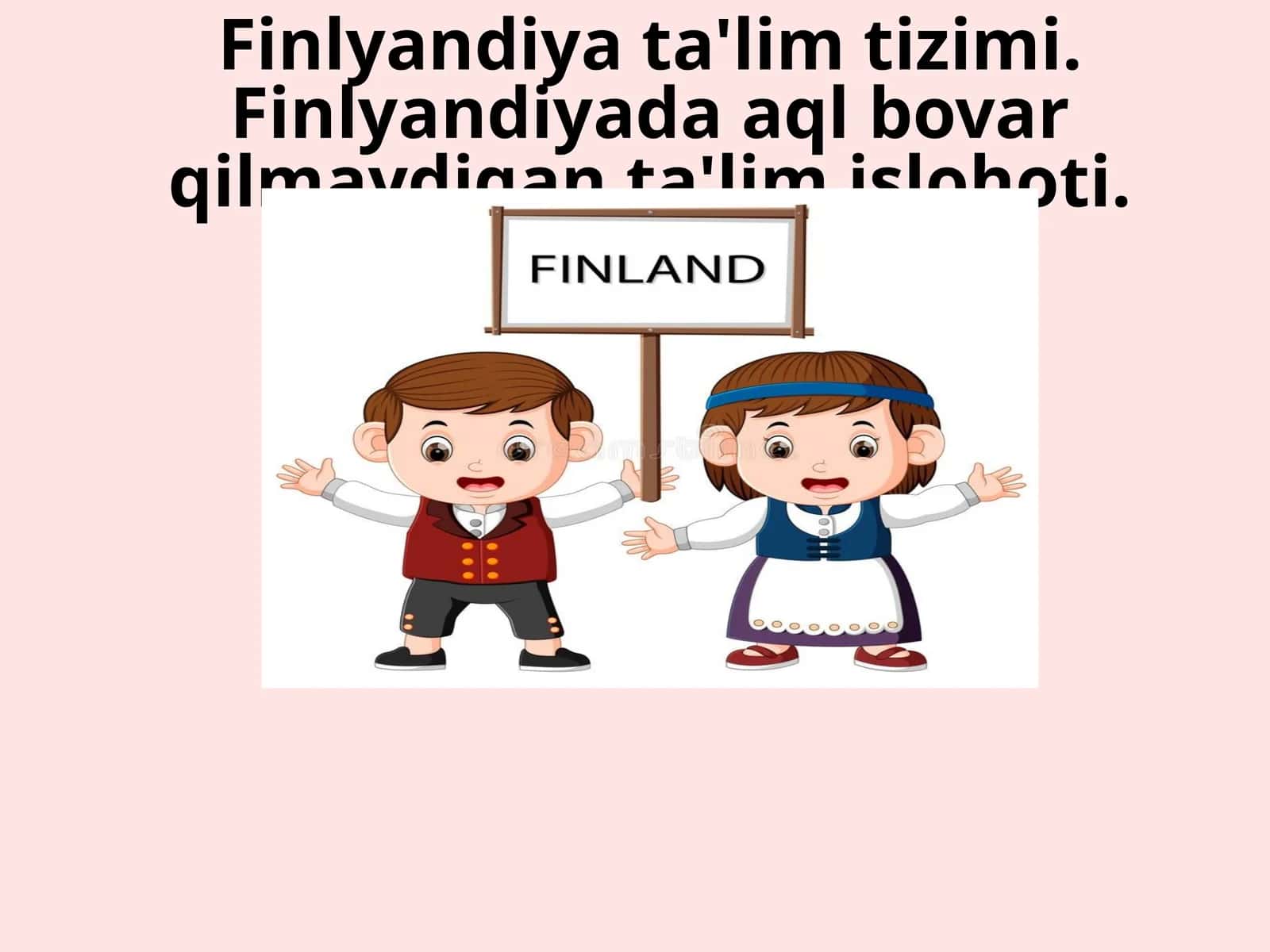 Maktabgacha ta'lim sistemasi Finlyandiya 1