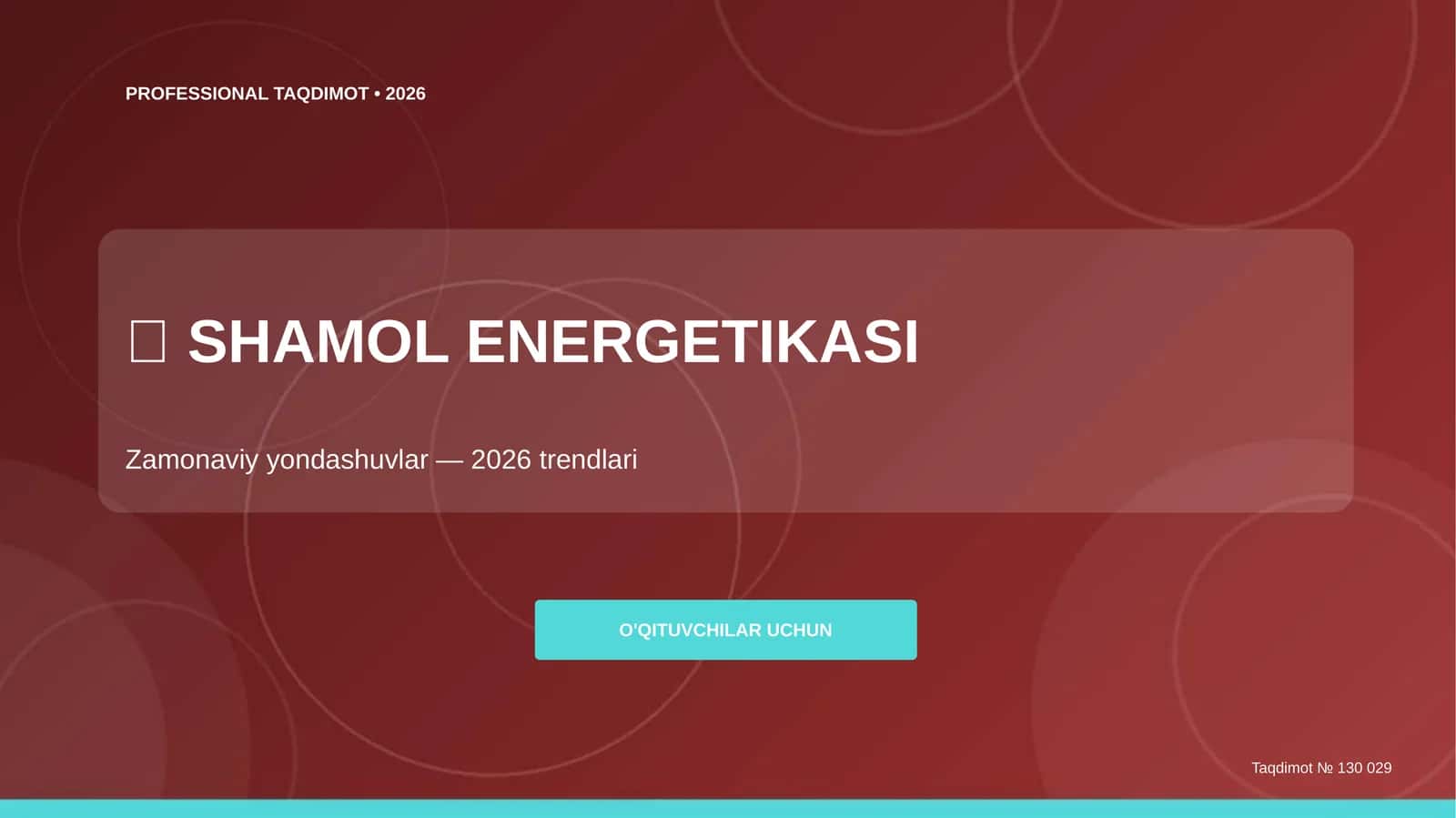 SHAMOL ENERGETIKASI 2026 1