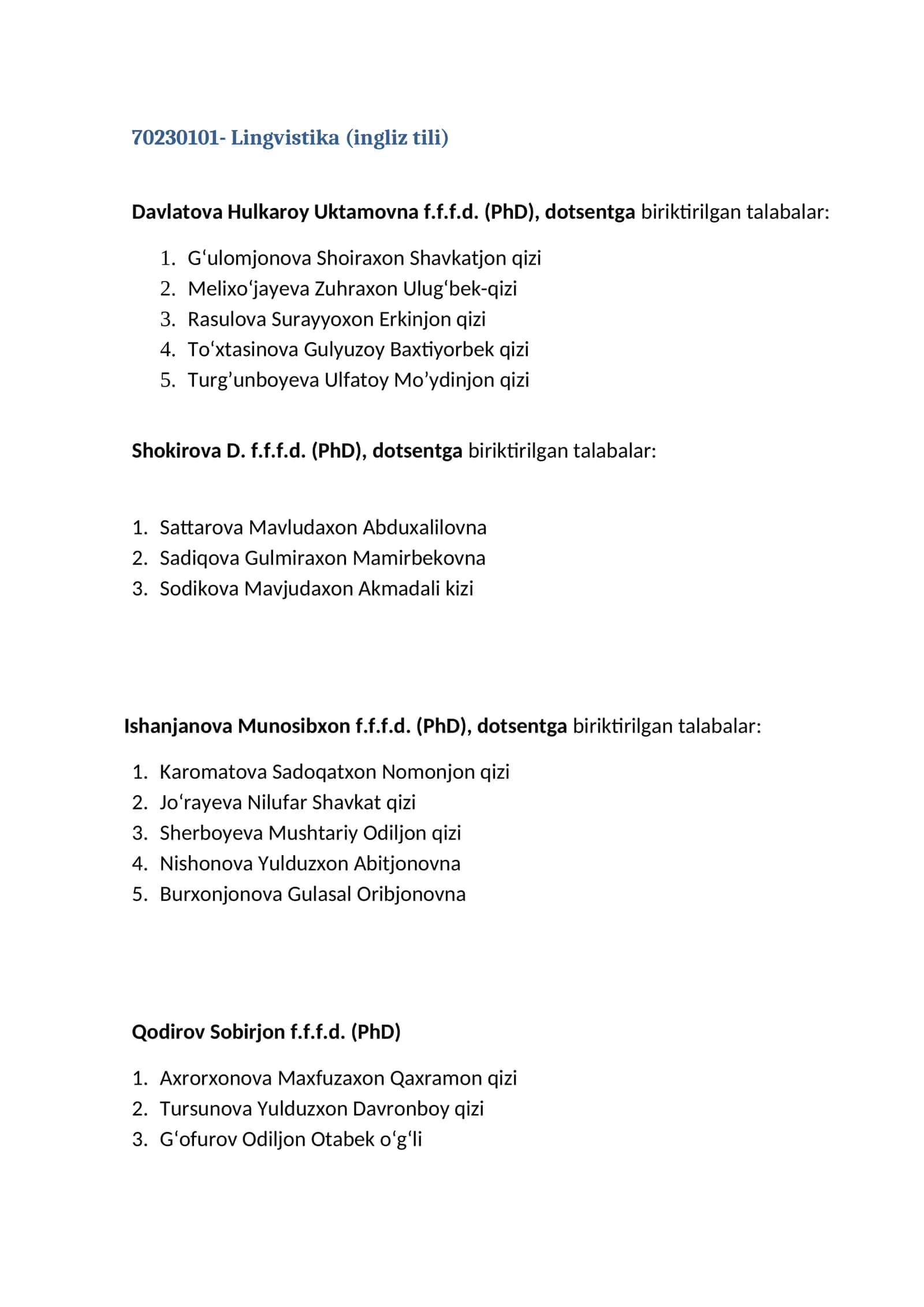 Lingvistika (ingliz tili) 1