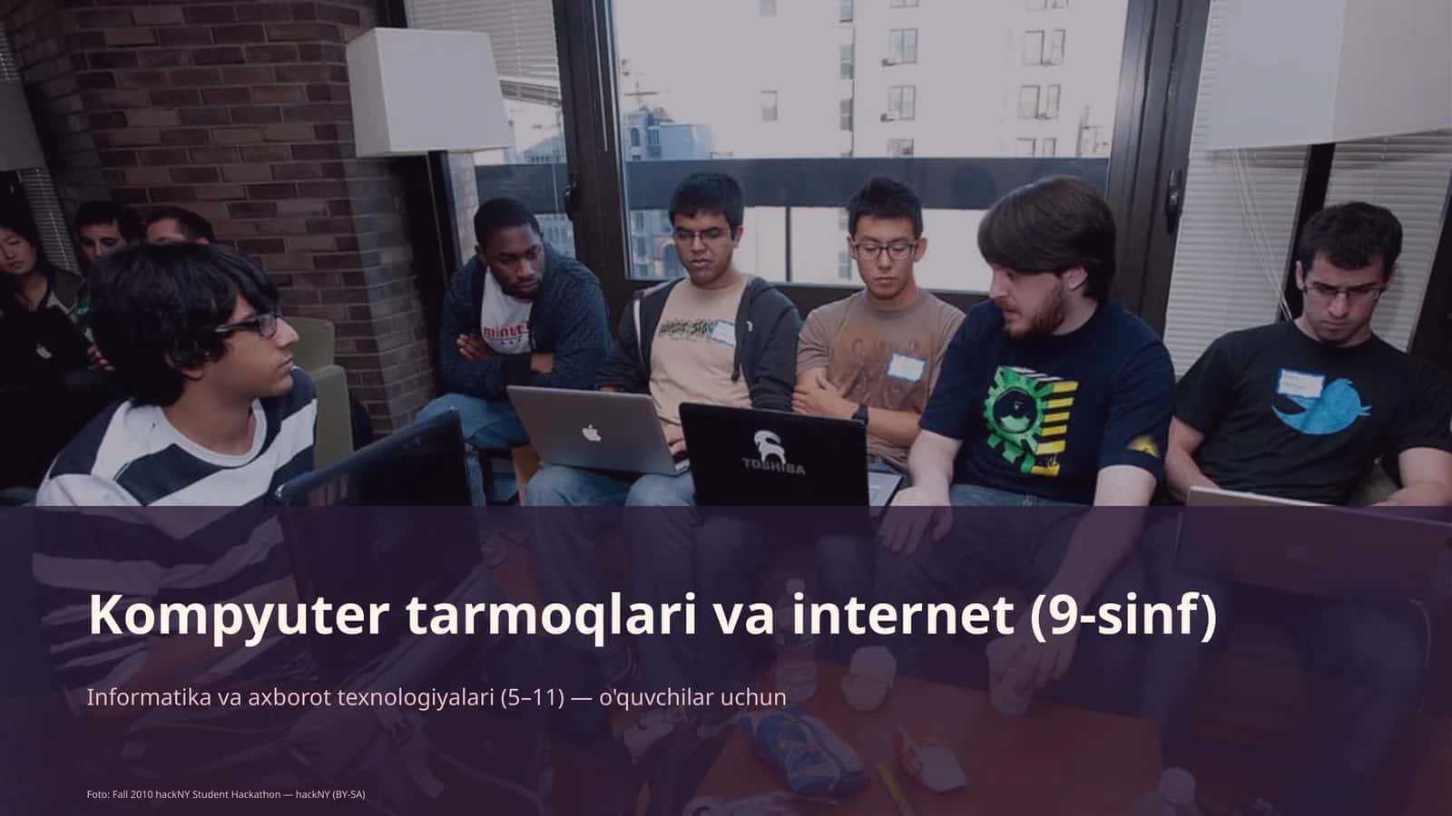 Kompyuter tarmoqlari va internet (9-sinf) 1