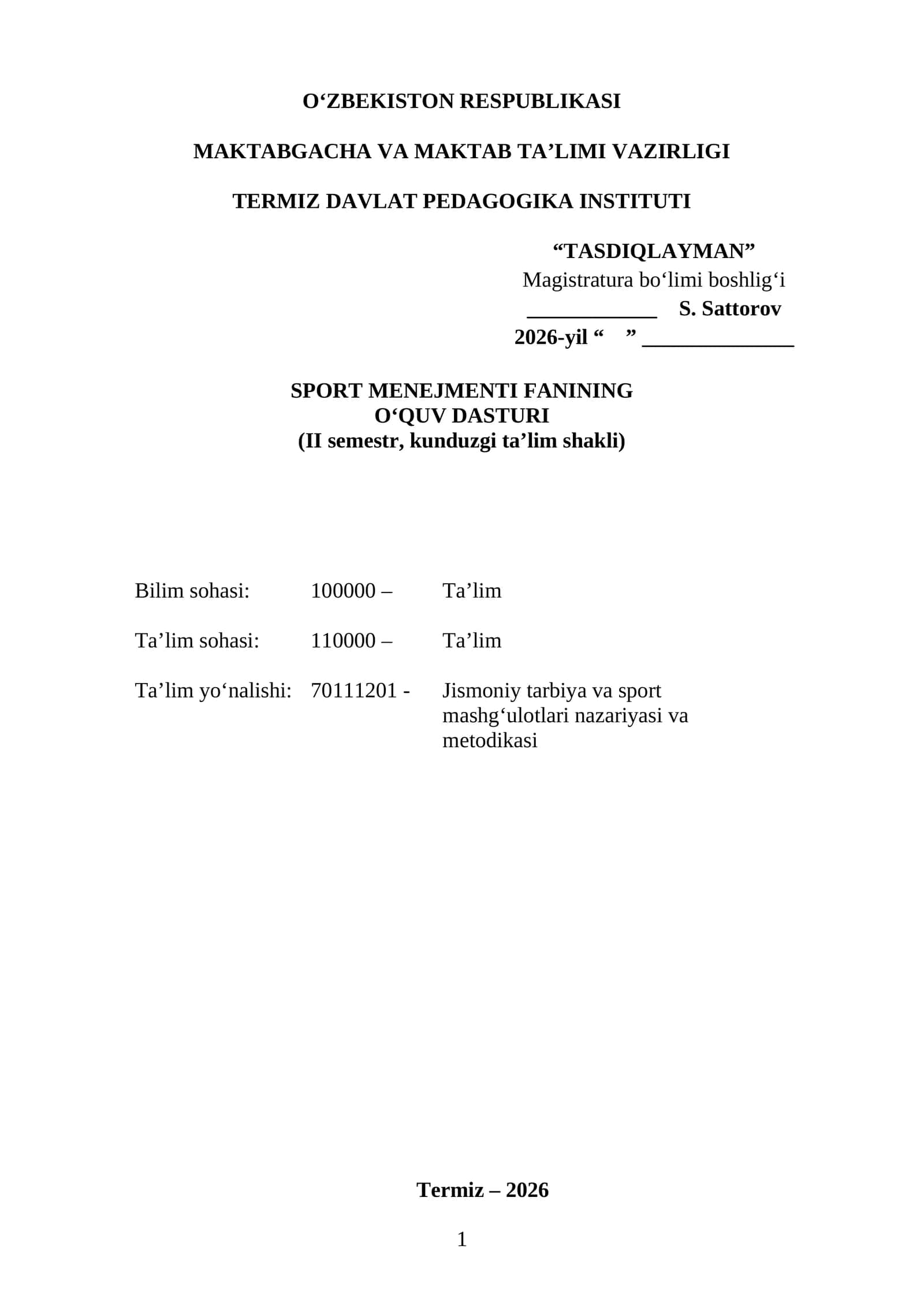 SPORT MENEJMENTI 1-kurs O'D 2026.docx 1