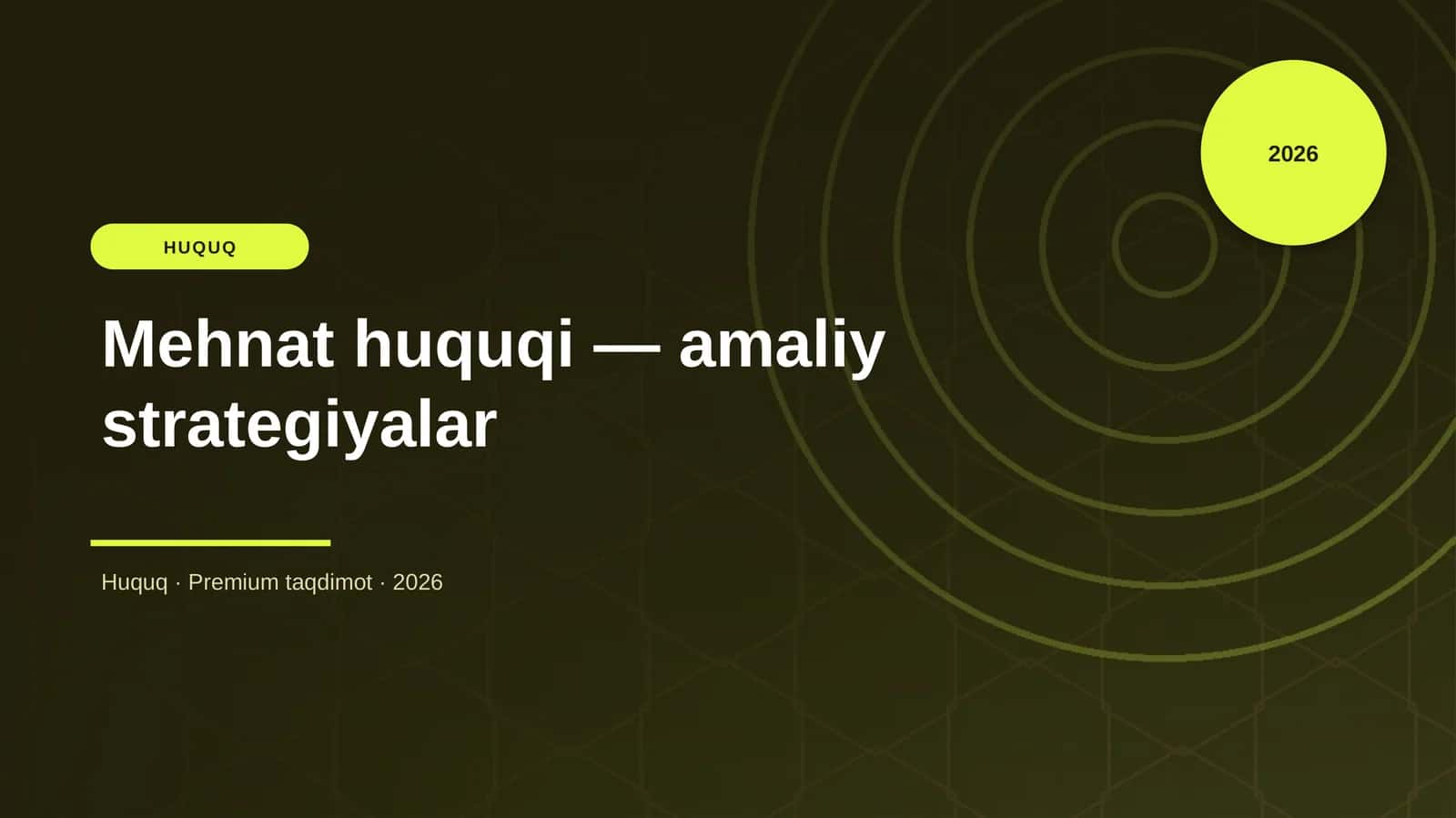 Mehnat huquqi — amaliy strategiyalar 1