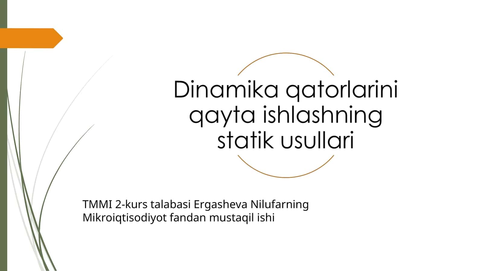 Mikroiqtisodiyot fandan mustaqil ishi 1