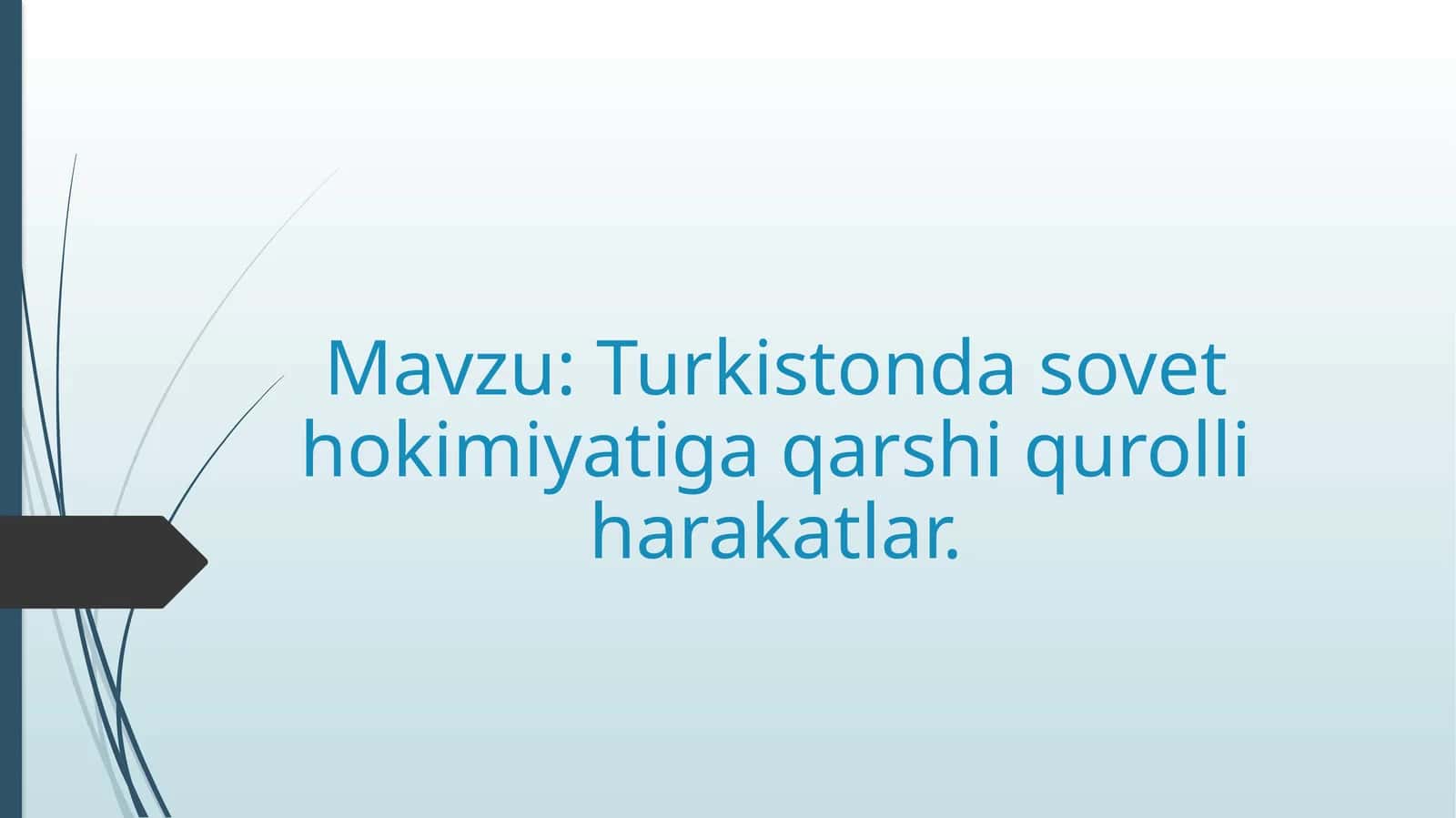 Turkistonda sovet hokimiyatiga qarshi qurolli harakatlar. 1