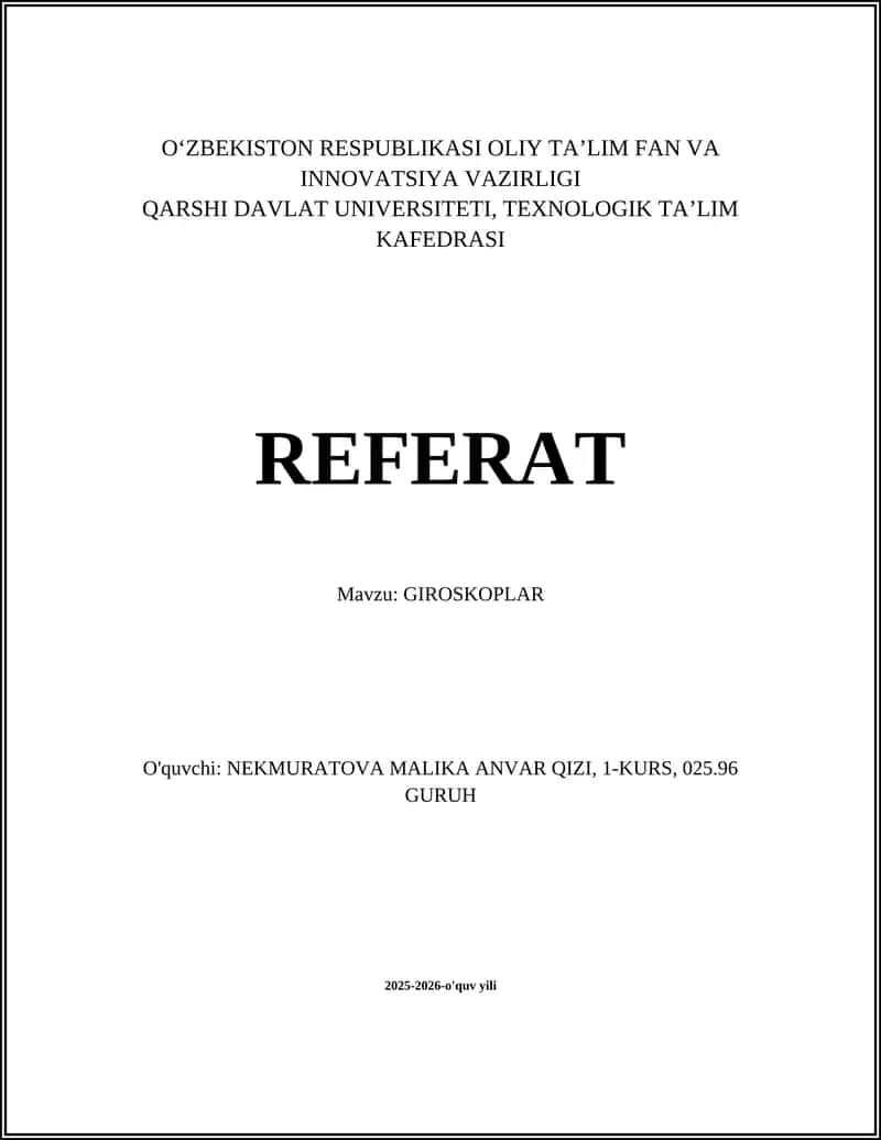 GIROSKOPLAR 1