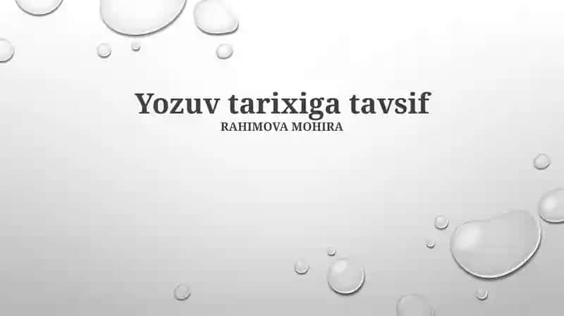 Tarixni Yozishdagi Manbalar va Interpretatsiya 1