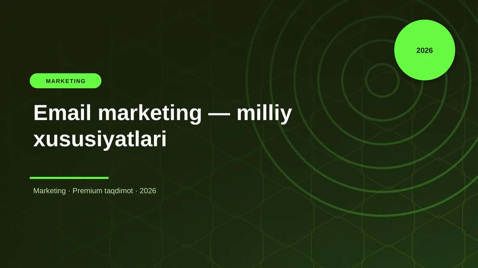 Email marketing — milliy xususiyatlari 1