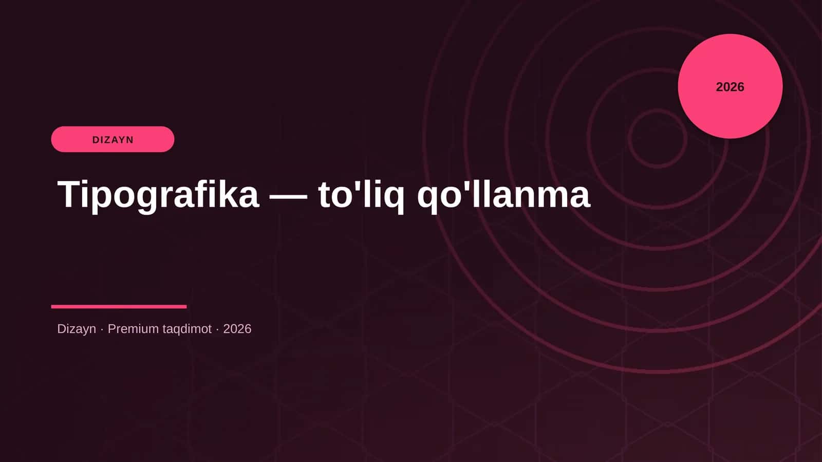 Tipografika — to'liq qo'llanma 1