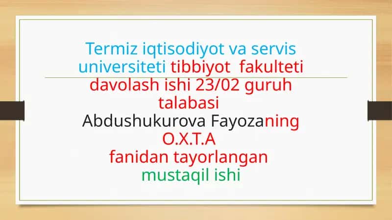 Bachadondan tashqari bomiladorlikda operatasya,  Bepushtlikni davolashning zamonaviy usullari 1