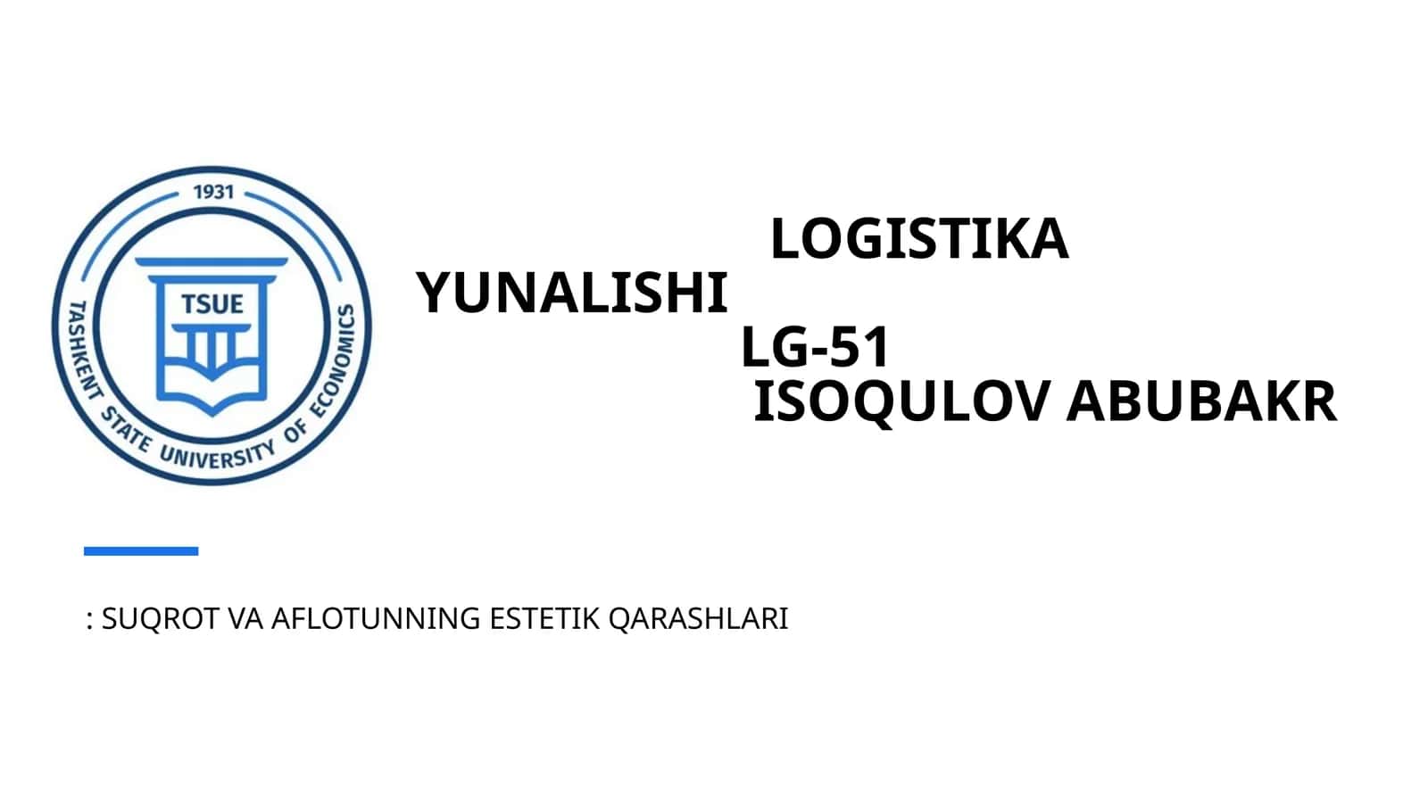 SUQROT VA AFLOTUNNING ESTETIK QARASHLARI 1
