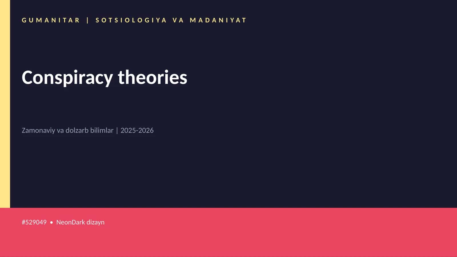 Conspiracy theories 1