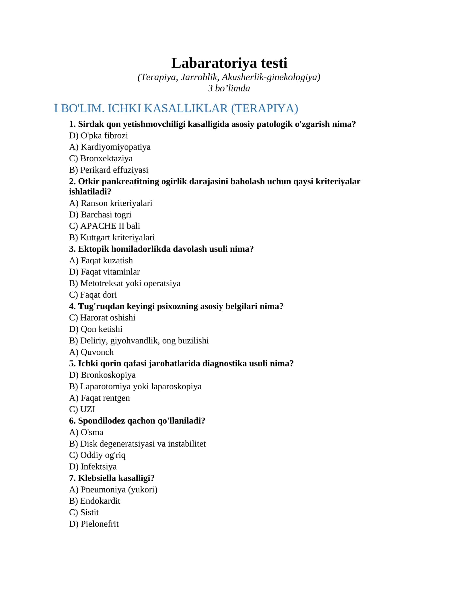 Labaratoriya testi 1