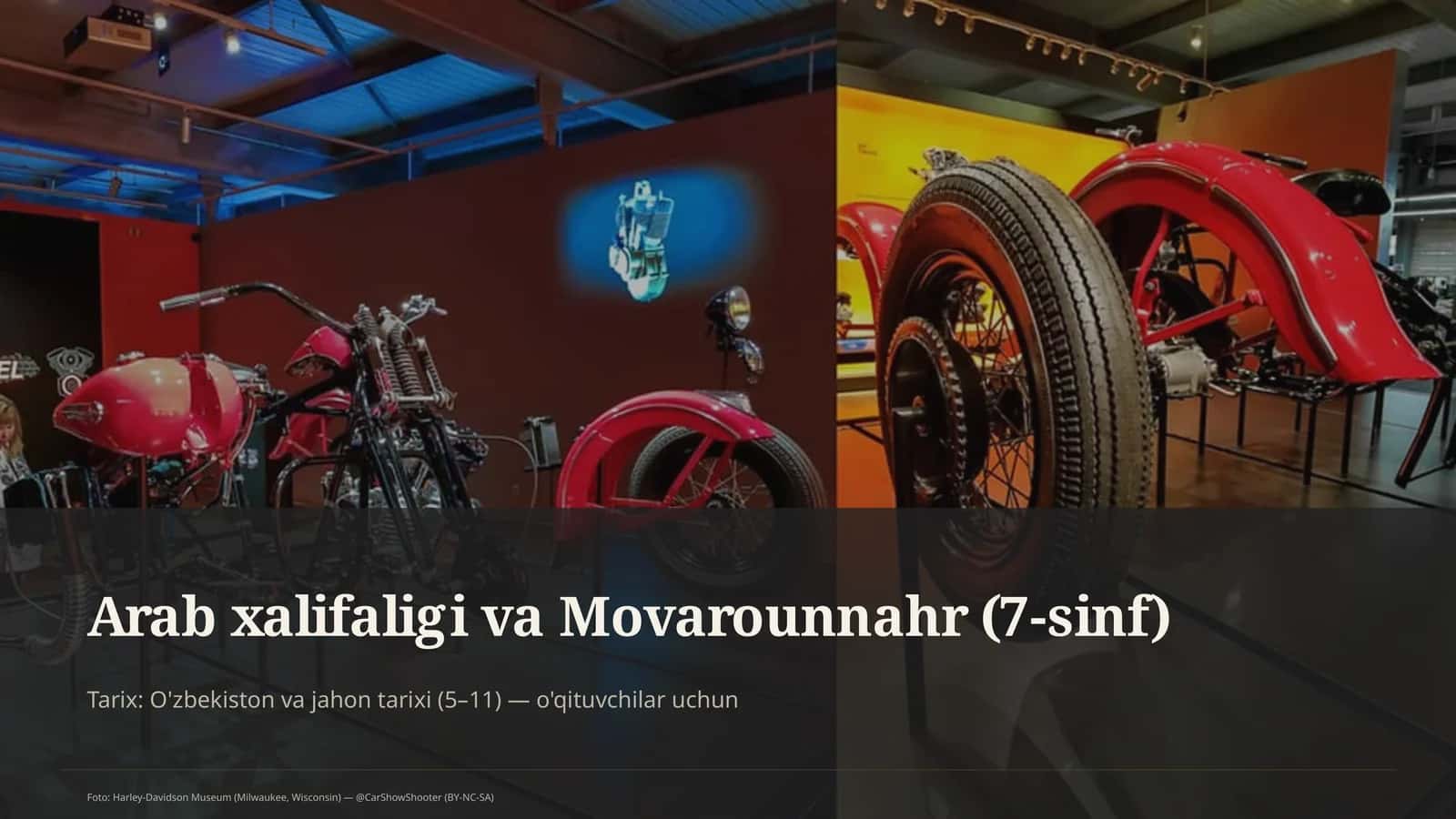 Arab xalifaligi va Movarounnahr (7-sinf) 1