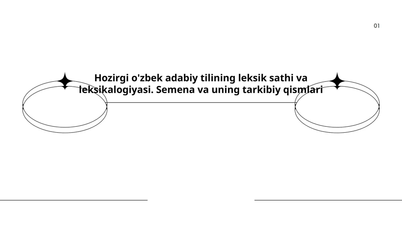 Hozirgi o'zbek adabiy tilining leksik sathi va leksikalogiyasi 1