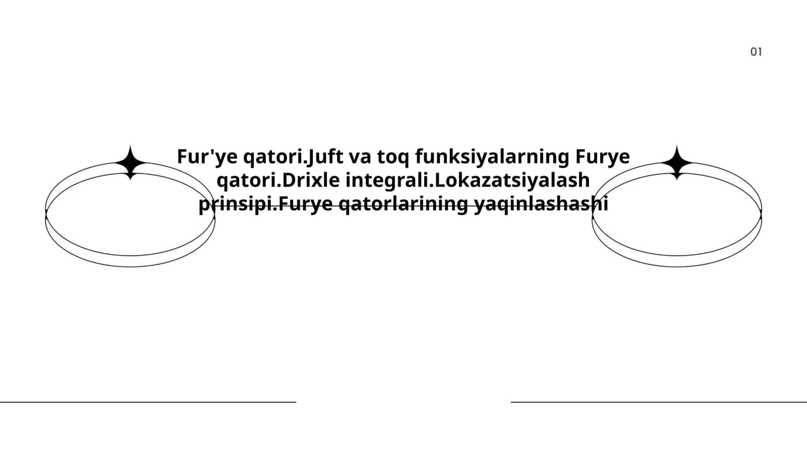 Fur'ye qatori 1