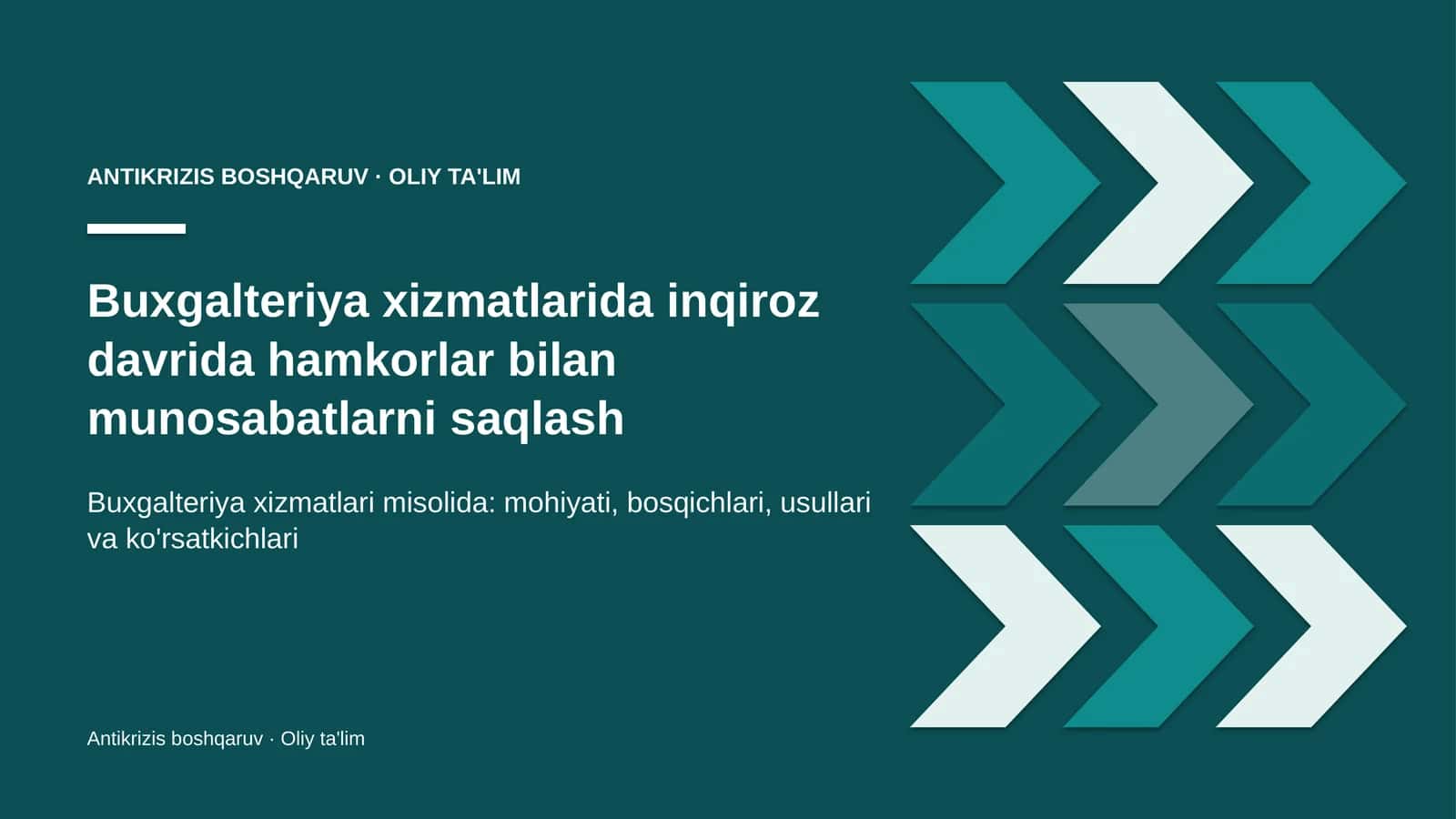 buxgalteriya xizmatlarida inqiroz davrida hamkorlar bilan munosabatlarni saqlash 3444 1