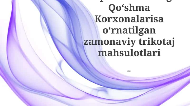 Zamonaviy trikotaj mahsulotlari 1