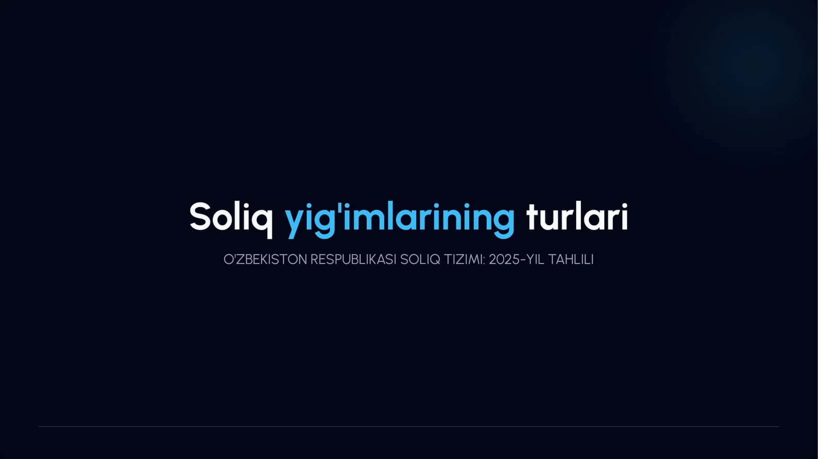 Soliqyig'imlarining turlari 1