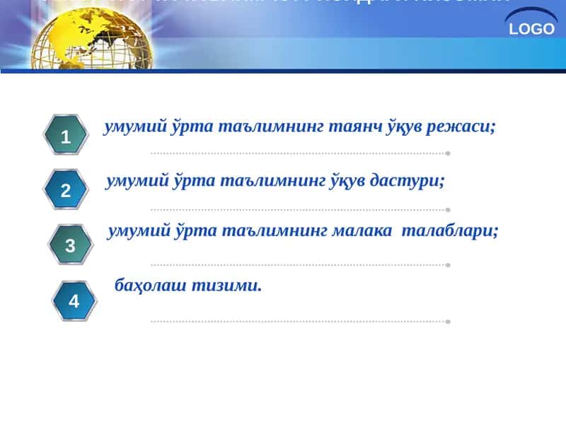 Umumiy o'rta ta'lim to'g'risidagi nizom (140 qaror) 1