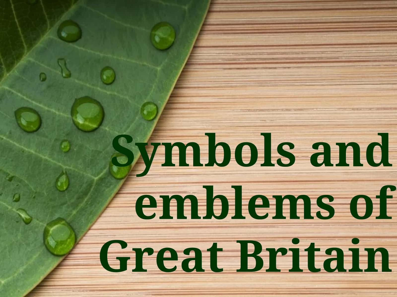 Sights of Great Britain 1