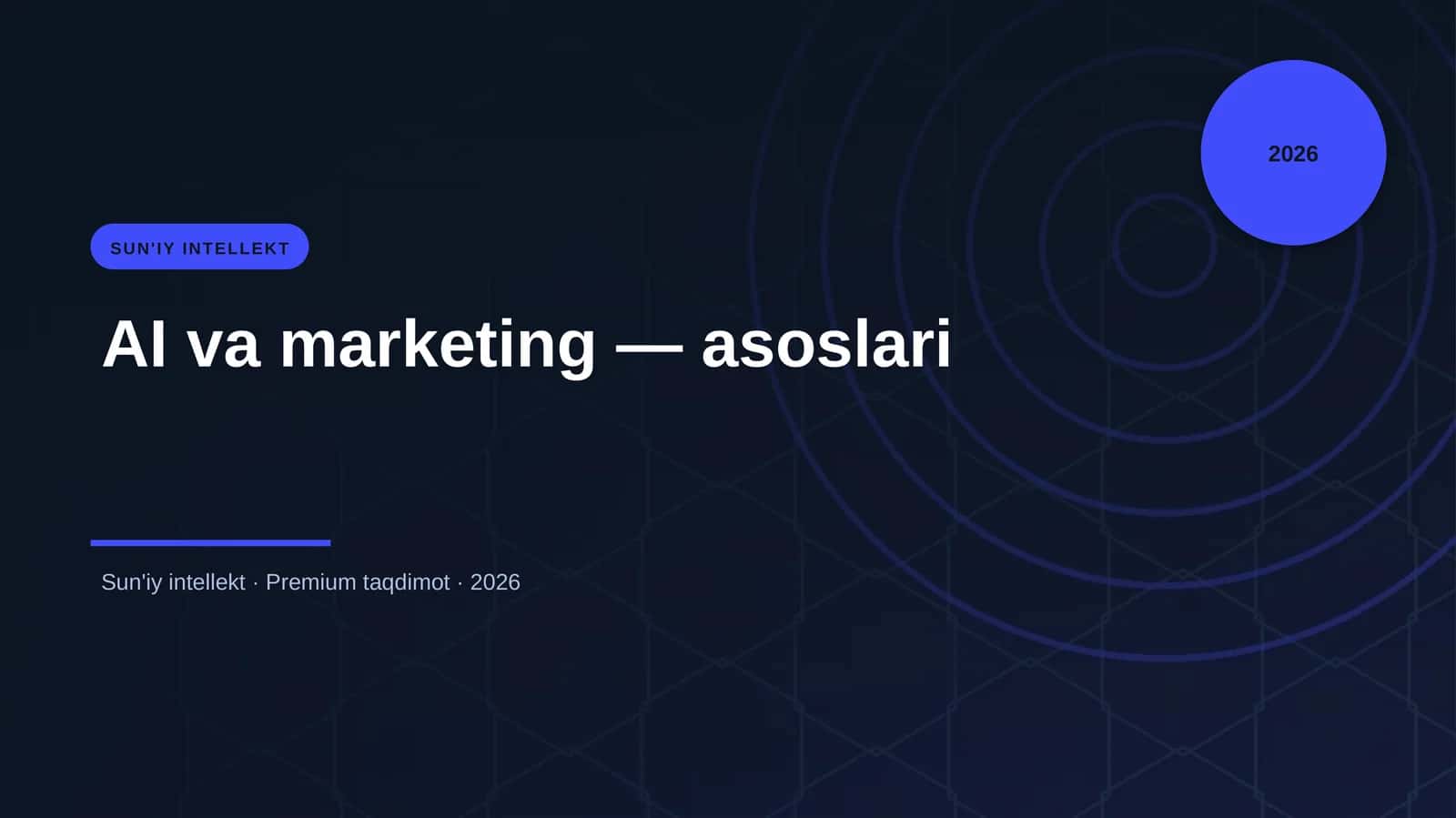 AI va marketing — asoslari 1