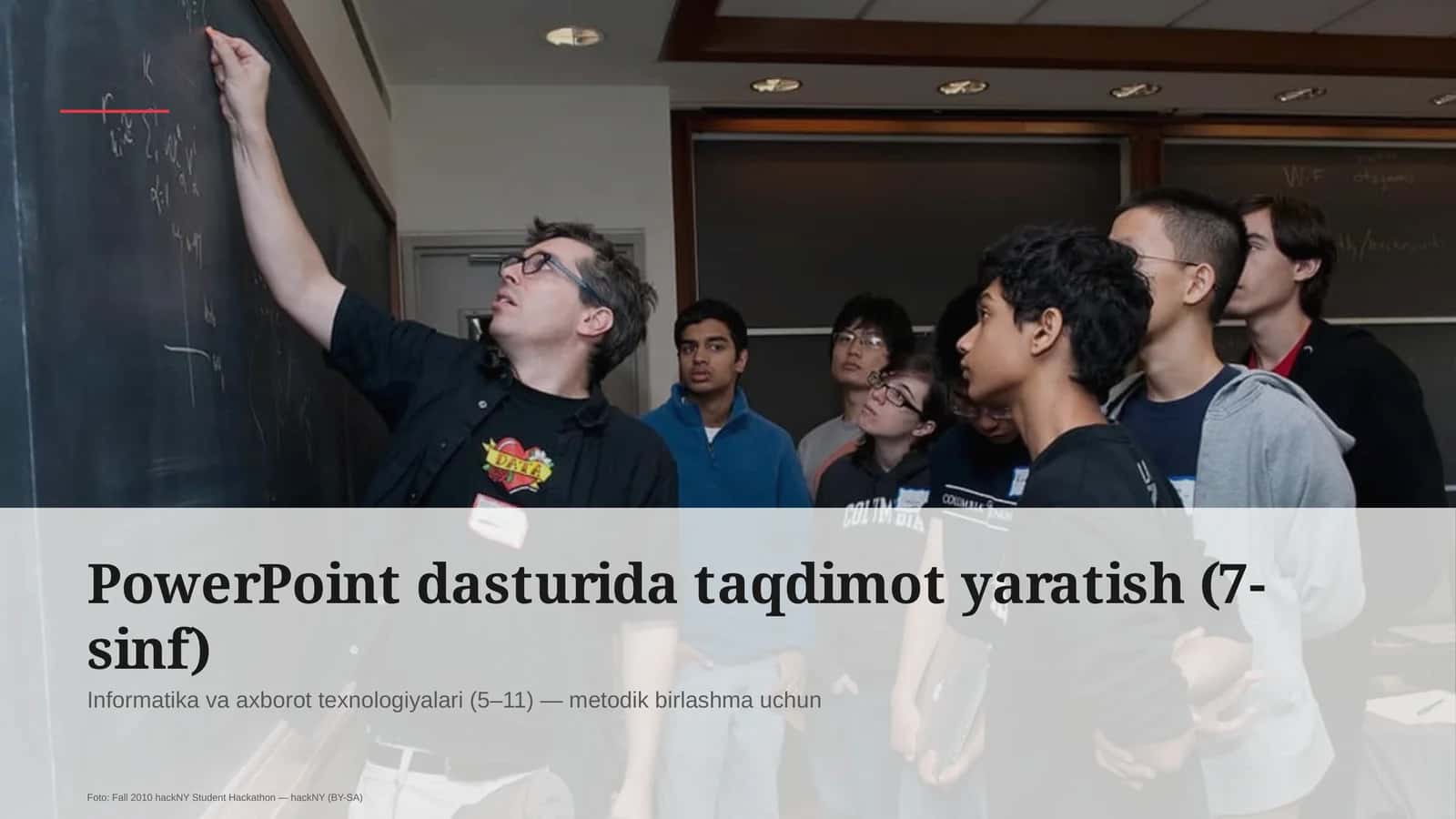 PowerPoint dasturida taqdimot yaratish (7-sinf) 1